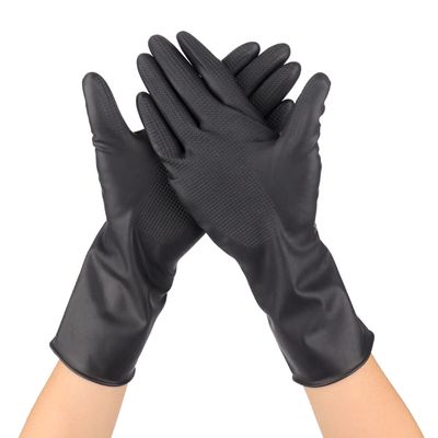 Hair Dye Gloves,Professional Hair Coloring Accessories for Hair Salon Hair Dyeing,2pcs?1 left+1 right?,black