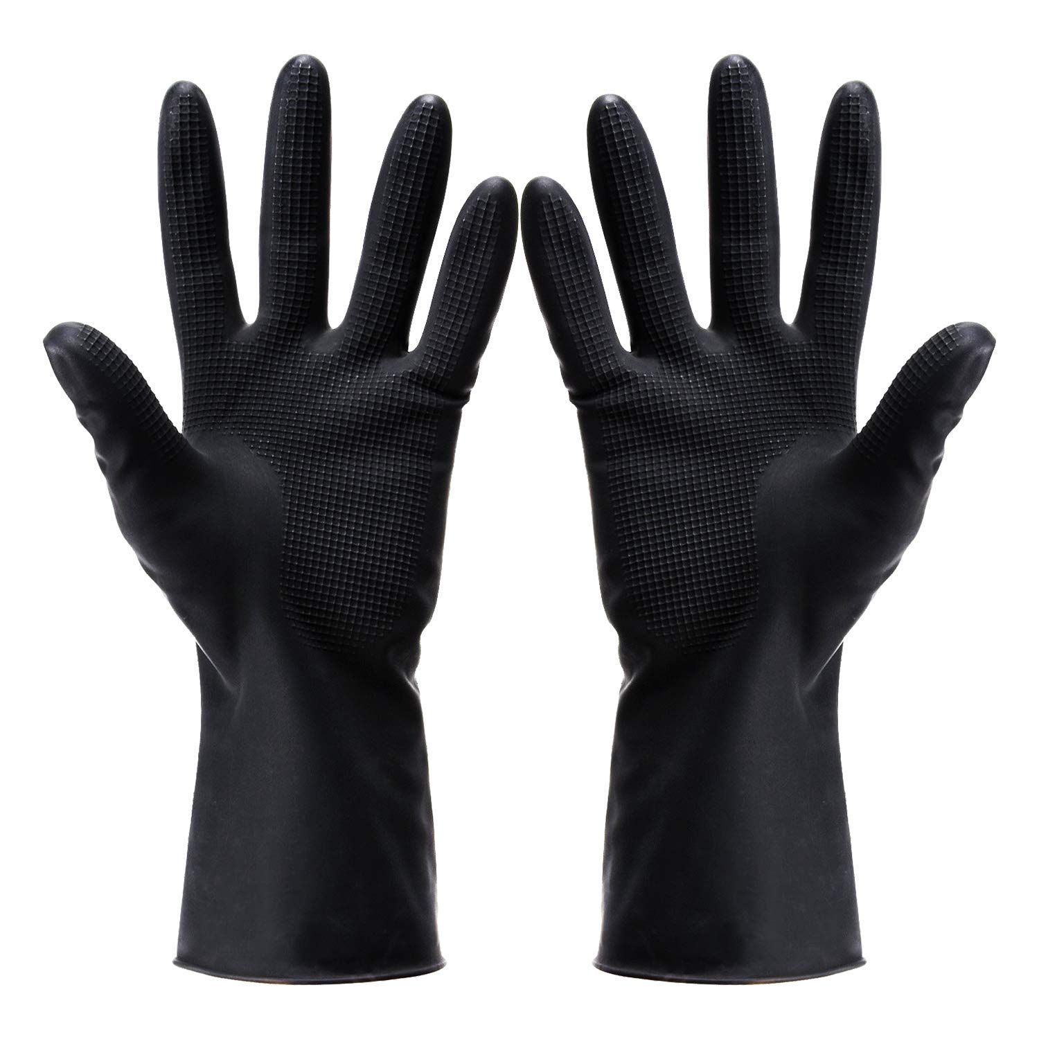 Hair Dye Gloves,Professional Hair Coloring Accessories for Hair Salon Hair Dyeing,2pcs?1 left+1 right?,black