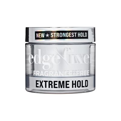 KISS COLORS &amp; CARE Extreme Hold Edge Fixer Hair Gel, 24 Hour Maximum Hold, Ultimate Styling Control, No Flake Formula, For Coarser, Coily Hair, 3.38 oz (100 mL) - Fragrance Free