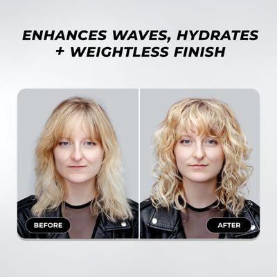 XMONDO Hair Wavetech Hydrating Wave Cream, Vegan Formula Wavy Hair Curl Cream with Coconut and Argan Oil for Definition, Breakage Protection, and Hair Hydration, 5 Fl. Oz