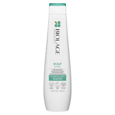 Biolage Scalp Sync Anti-Dandruff Shampoo - Controls Dandruff &amp; Deeply Cleanses, With Zinc Pyrithione, Vegan &amp; Cruelty-Free, 13.5 Fl Oz, Packaging May Vary