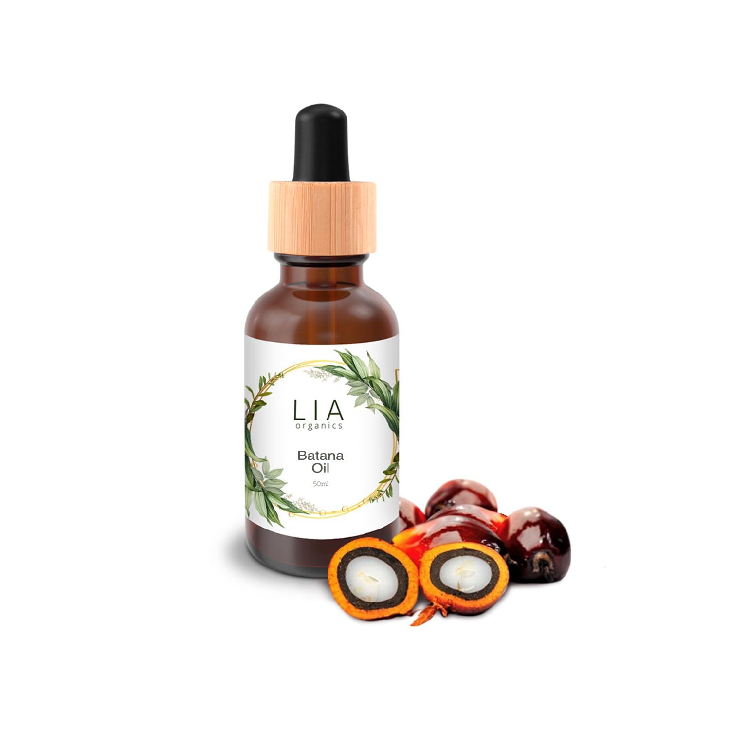 Lia Organics Batana Oil - 100 Percent Pure Batana Oil Organic - Holistic Golden Herbal Batana Oil- Dr. Sebi - Pure Batana Oil from Honduras - For Men, Women, Postpartum, Thinning Hair, Hair Loss