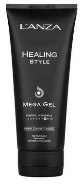 L&#39;ANZA Healing Style Mega Gel with Strong Hold Effect, Nourishes and Refreshes the Hair While Styling, With Keratin, Alcohol-free Formula, and UV Rays Protection to Prevent Damage (6.8 Fl Oz)