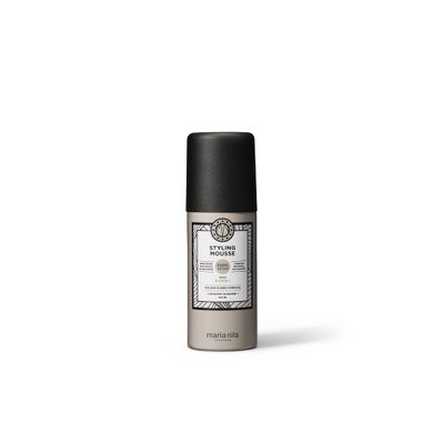 Maria Nila Styling Mousse 3.4 Fl Oz, Hold 4/5, Gives Volume &amp; Reduces Static Hair, Antioxidant Preserves Hair Color, 100% Vegan &amp; Sulfate/Paraben free