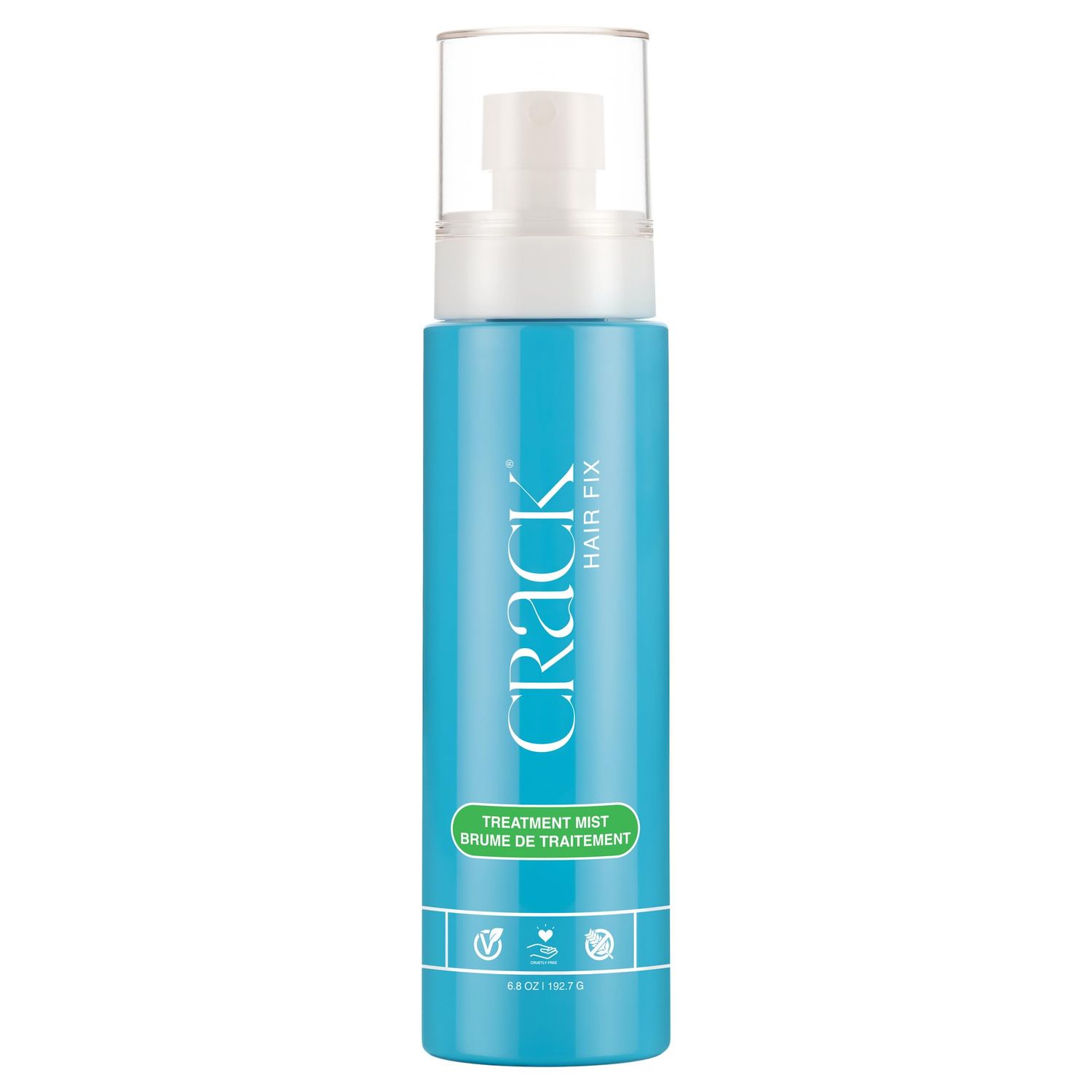 Crack HAIR FIX Mist Spray - Moisturizes &amp; Protects Hair From Dryness &amp; Thermal Damage, Improves Texture - 6 oz