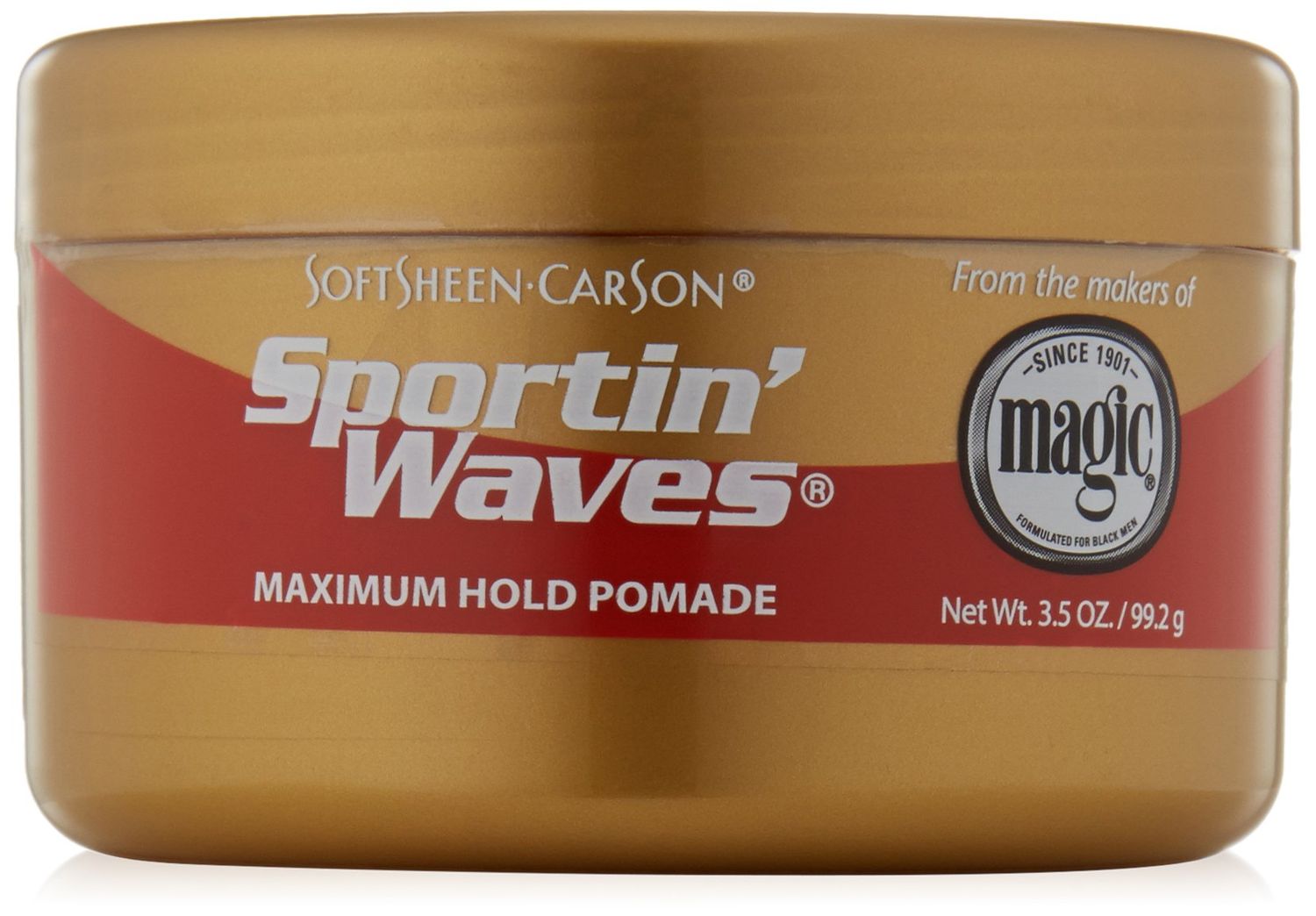 Softsheen-Carson Sportin&#39; Waves Maximum Hold Pomade, 3.5 oz