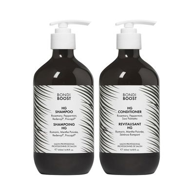 BONDIBOOST HG Duo Shampoo + Conditioner Bundle [16.90fl oz each], Improves Appearance for Thinning Hair &amp; Volumizing + Hydrating + Nourishing + Sulfate/Paraben Free for Women/Men, Australian Made