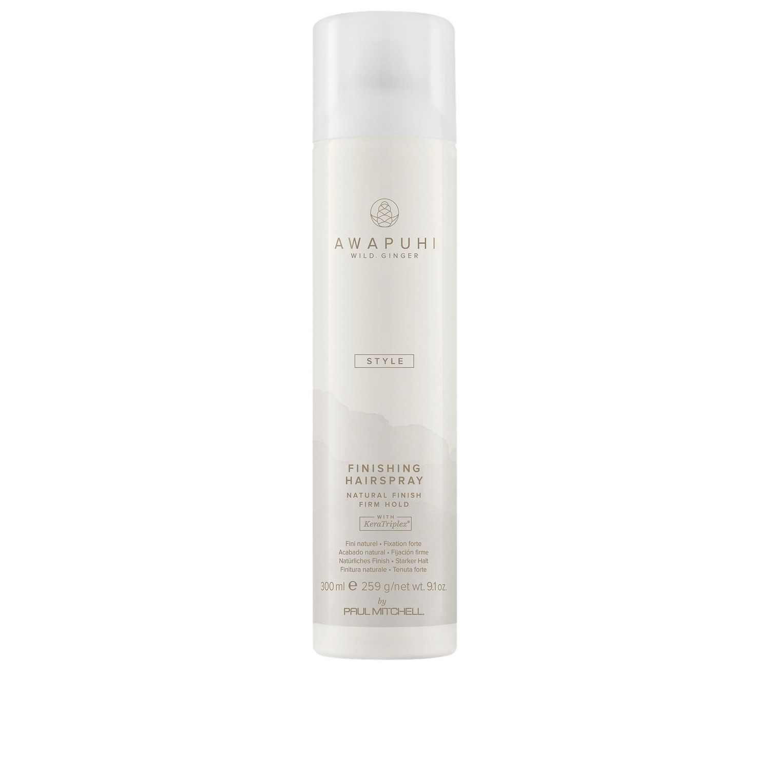 Awapuhi Wild Ginger by Paul Mitchell Finishing Spray, Firm Hold, Natural Finish Hairspray, For All Hair Types, 9.1 oz.