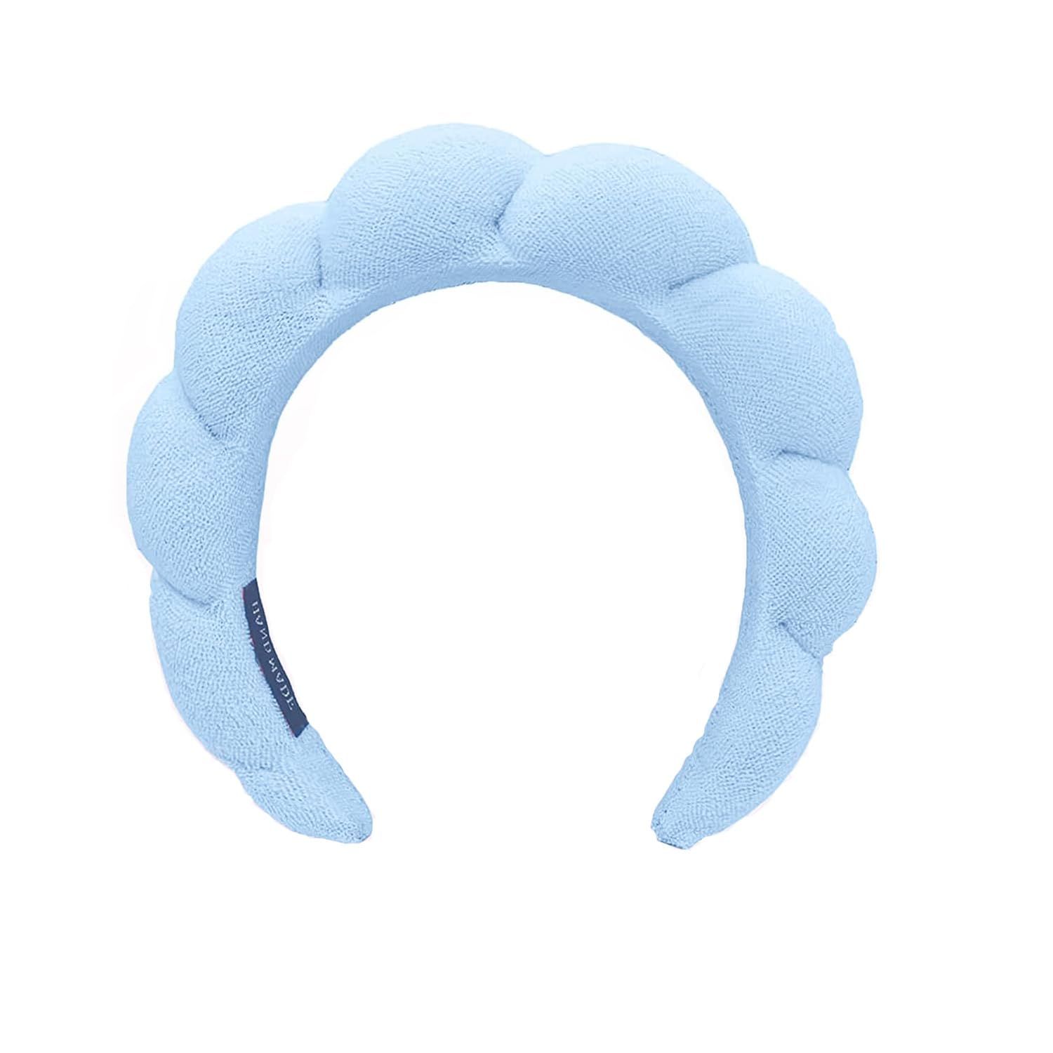 TYSSELY Spa Headbands for Washing Face Makeup Skin Care Headband Women Bubble Facial Beauty Headbands Puffy Shower Towel Band Hair Headband