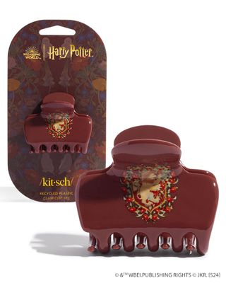 Harry Potter x Kitsch Jumbo Hair Claw - 2.3 Inches Big Hair Clips for Girls and Women | Stylish Accessories for Full Updo and Half Ponytail - Gryffindor - 1pc