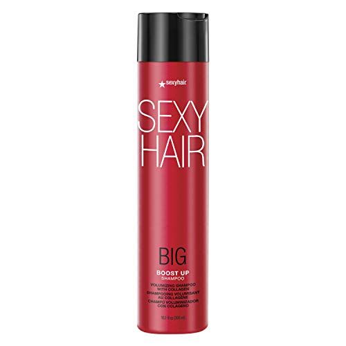 SexyHair Big Boost Up Volumizing Shampoo with Collagen, 10.1 Oz | 20% More Volume | SLS and SLES Sulfate Free | All Hair Types