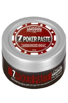 L&#39;Oreal Professionnel Mens Styling Poker Paste - Provides Extreme Hold, Matte Finish, For All Hair Types