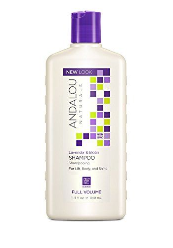 Andalou Naturals Lavender &amp; Biotin Full Volume Shampoo,Purple,11.5 Fl Oz (Pack of 1)