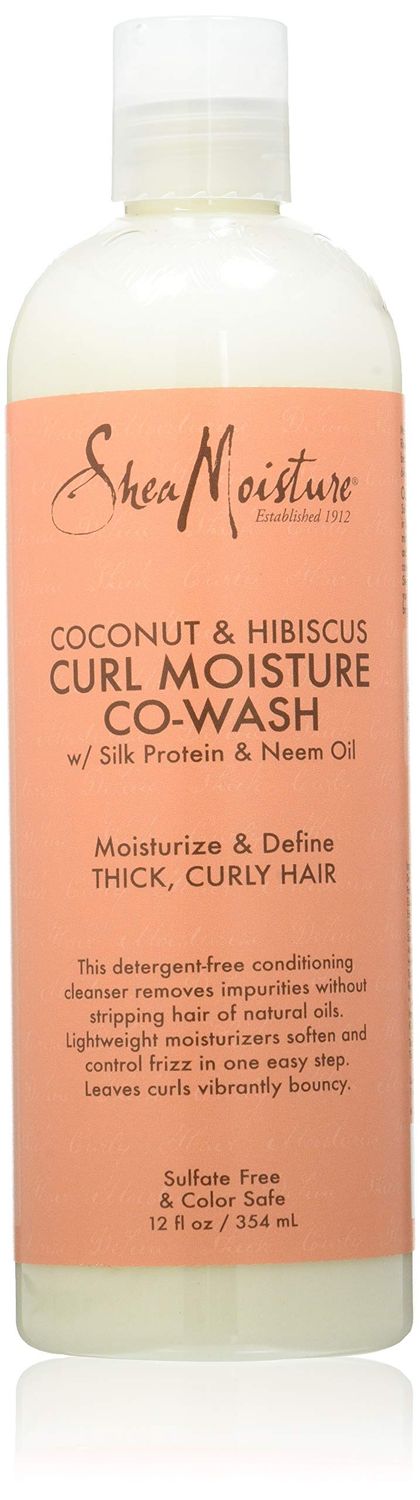 Shea Moisture Coconut &amp; Hibiscus Co-Wash Conditioning Cleanser, 12 Ounce