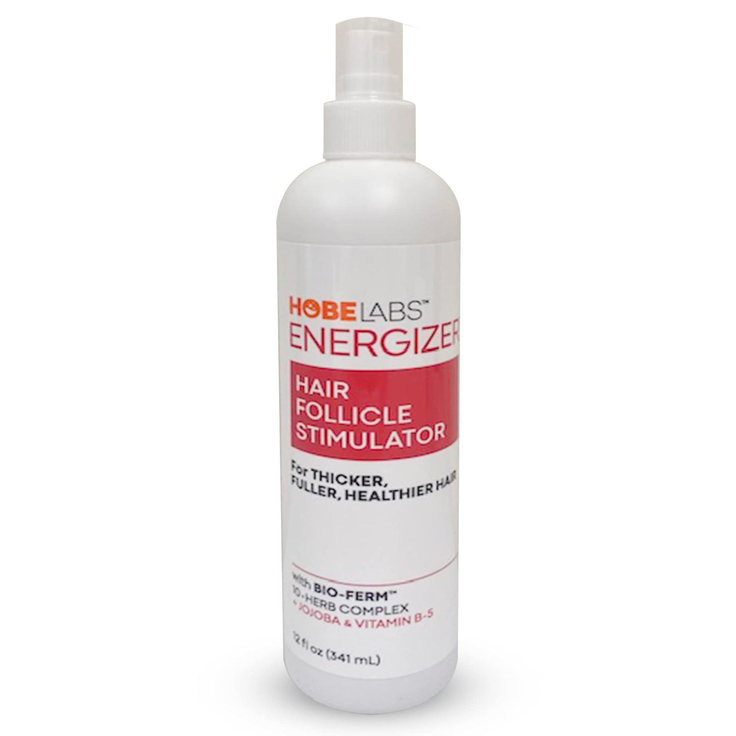 Hobe Labs Energizer Hair Follicle Stimulator with Jojoba and Vitamin B-5 for Thicker, Fuller Hair, 12 oz