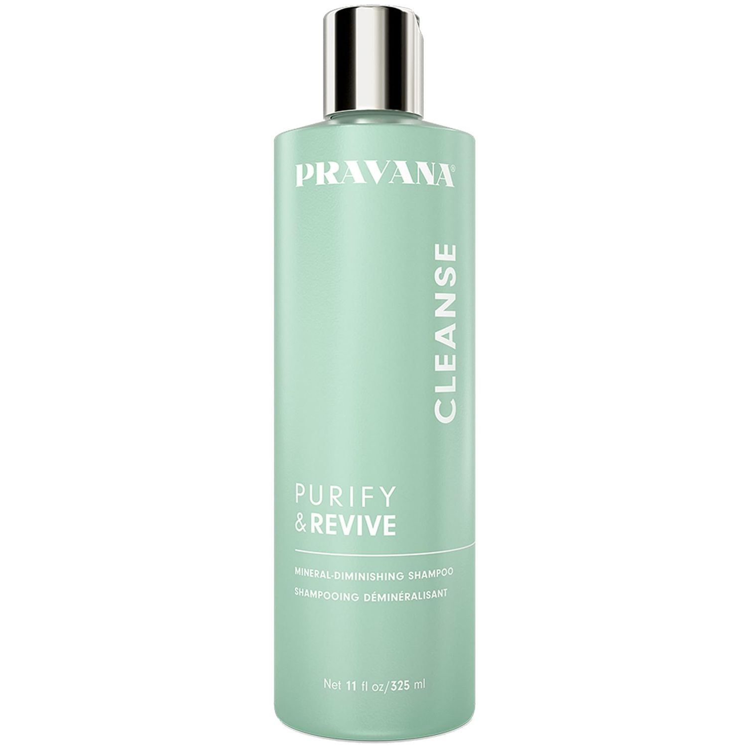Pravana Purify &amp; Revive Mineral Diminishing Shampoo | Instantly Removes Hard Water Deposits | Hydrates, Energizes, Volumizes | Eliminates Brassiness &amp; Discoloration | 11 Fl Oz