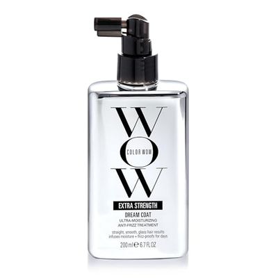 COLOR WOW Extra Strength Dream Coat - Powerful ultra moisturizing, anti humidity treatment for extremely frizz prone hair, glassy smooth, straight + resistant styles up to 3-4 washes