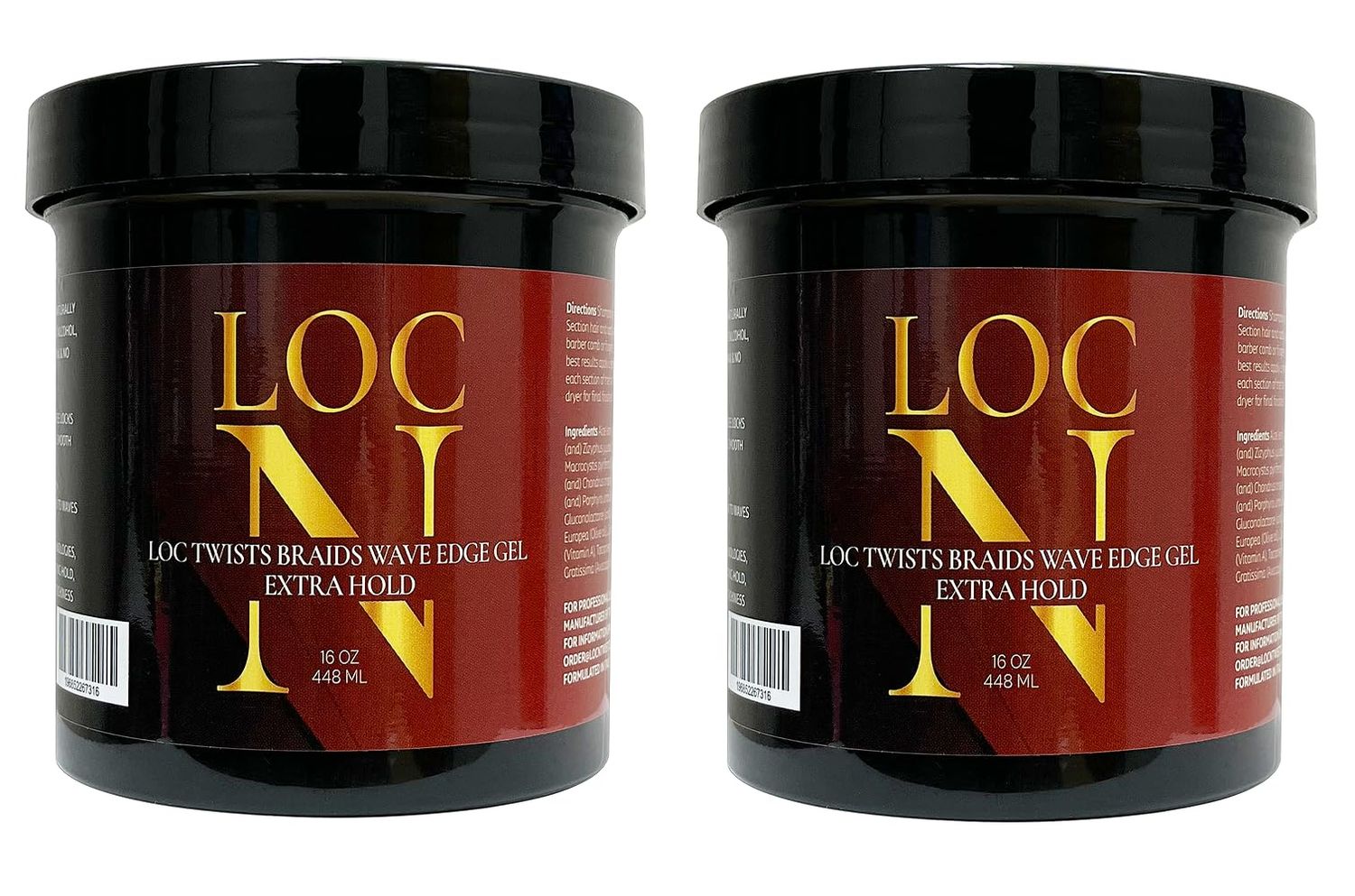 LOC N EDGE GEL EXTRA HOLD 16 Oz.&quot;Pack of 2&quot;