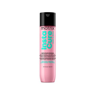 Matrix Instacure Build-A-Bond Mighty Bonds Shampoo | Bonding Care Shampoo | Repairs Very Damaged Hair | Strengthens &amp; Softens | With Citric Acid &amp; Squalane | Vegan, Sulfate-Free, Paraben-Free | 300ml