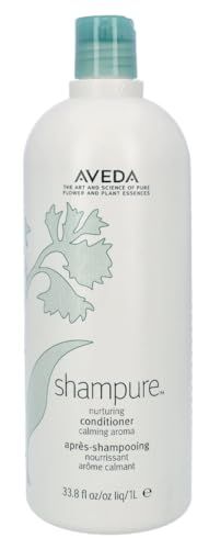 Aveda Shampure Nurturing Conditioner for Fine to Medium Hair | Lightweight Conditioner | 98% Naturally Derived* | Calming Aroma of Lavender &amp; Ylang Ylang, 33.8 Fl Oz