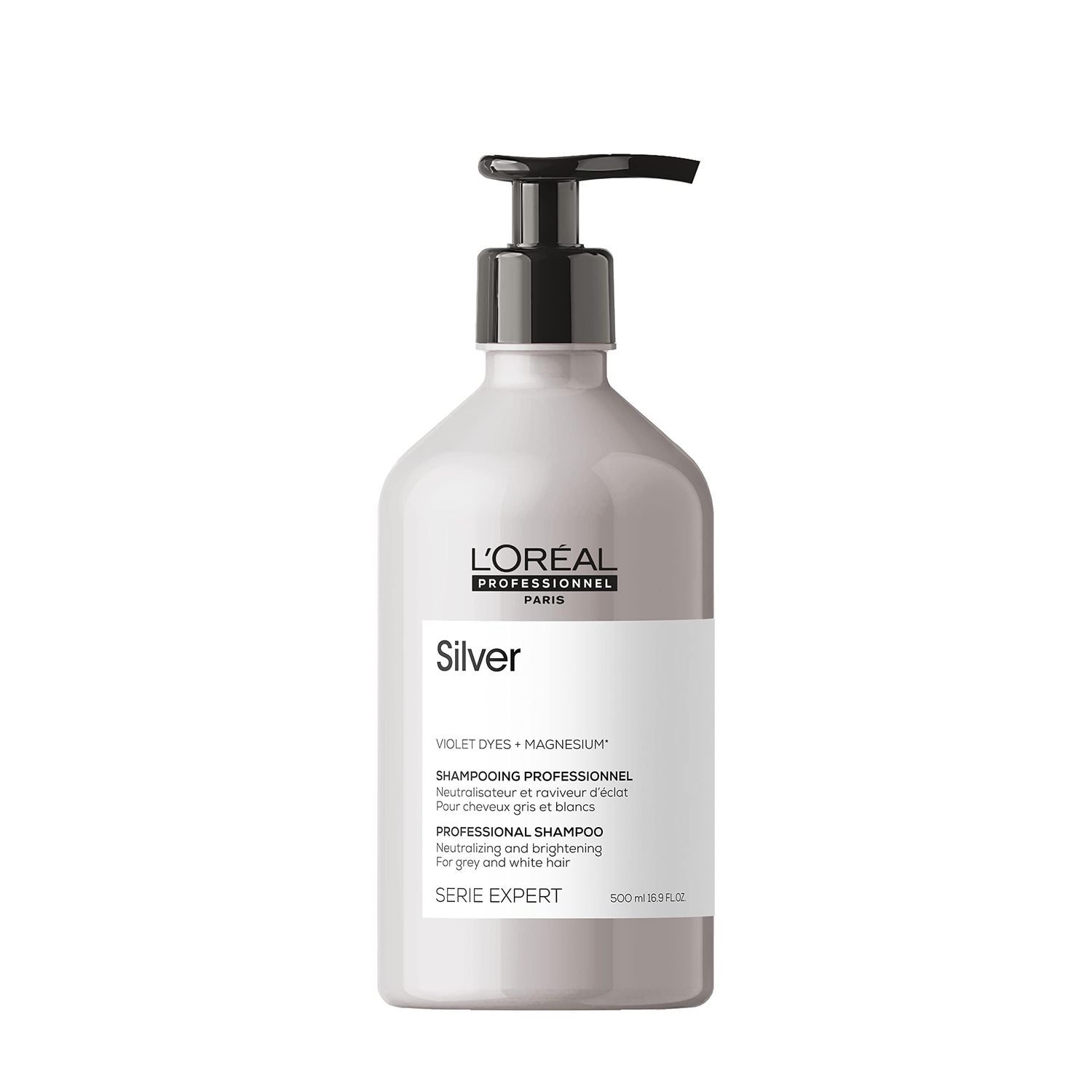 L&#39;Oreal Professionnel Color Depositing Purple Shampoo - Neutralizes Unwanted Yellow Tones For Natural, Color Treated or Bleached, White &amp; Blonde Hair