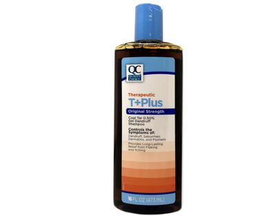 Quality Choice Therapeutic T+Plus Original Strength Coal Tar Gel Dandruff Shampoo 16 Fluid Ounce
