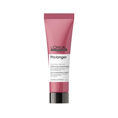 L&#39;Oreal Professionnel Pro Longer Heat Protectant Cream - For Thinned Hair, Fills and Visibly Reduces Appearance of Split Ends, Provides Thicker Hair and Shine