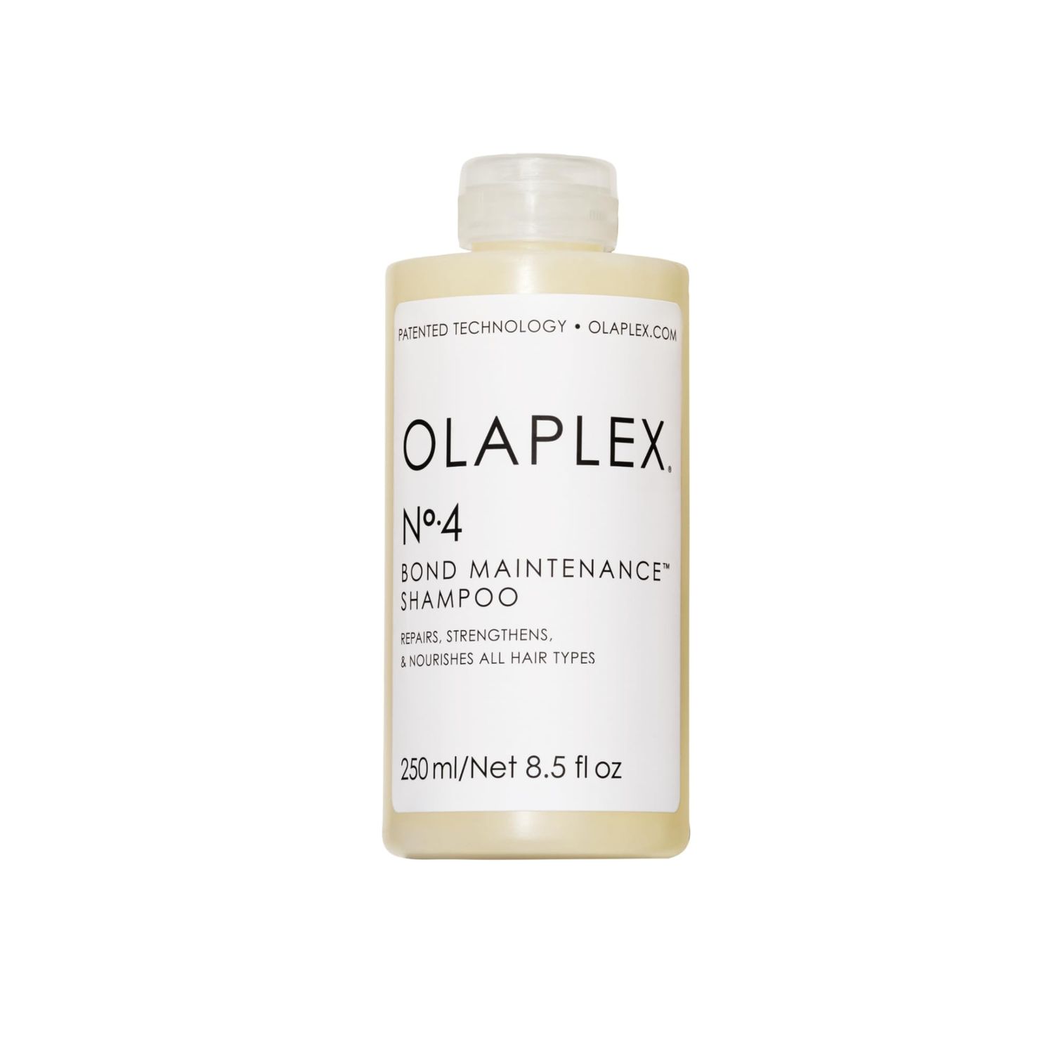 Olaplex No. 4 Bond Maintenance Shampoo, Repairs, Strengthens, &amp; Nourishes All Hair Types, Adds Shine &amp; Leaves Hair Feeling Soft, 8.5 fl oz