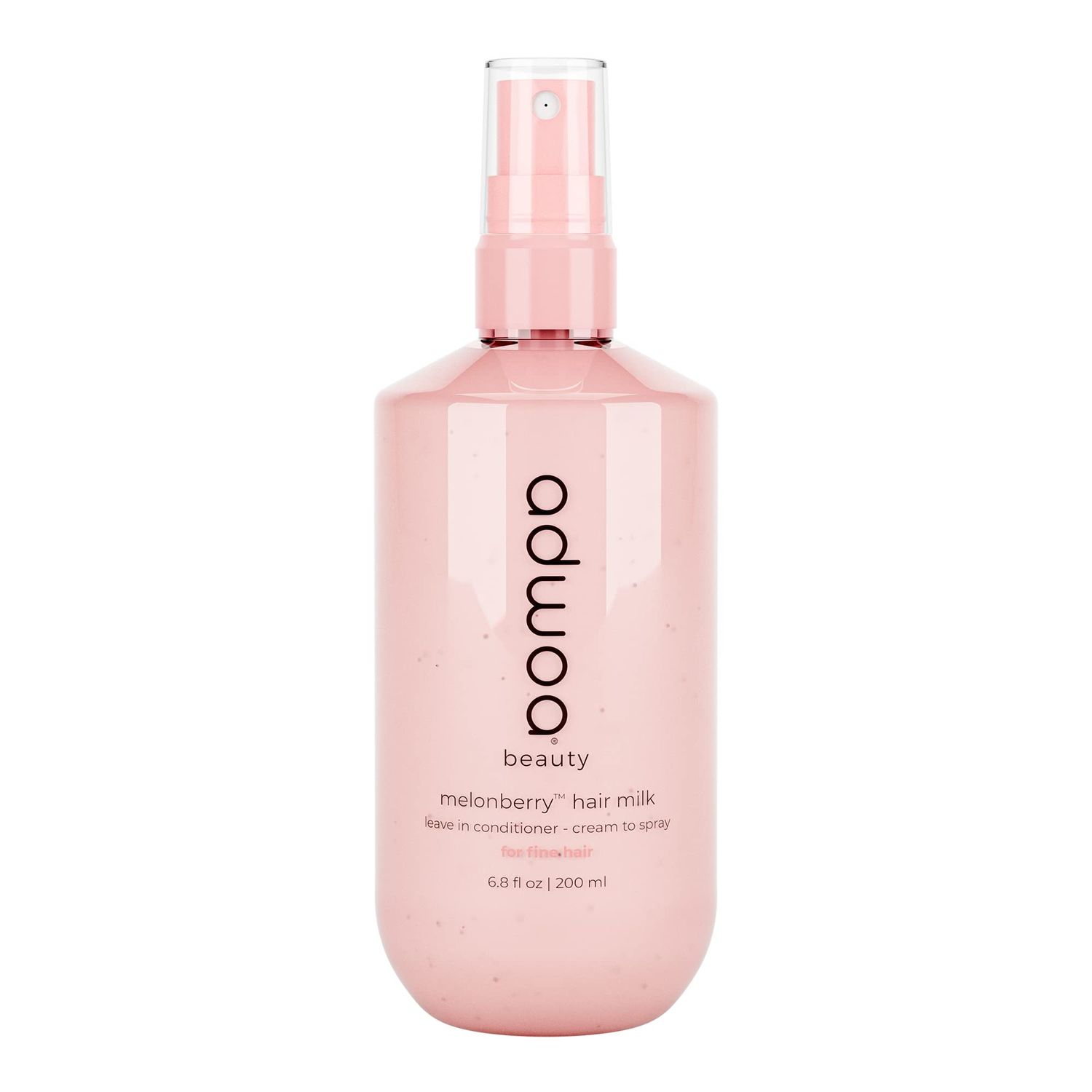 adwoa beauty Melonberry Hair Milk Leave In Conditioner Spray for Smooth, Moisturized, and Detangled Fine Hair, with Kalahari Melon, Strawberry and Raspberry Seed Oils, for all Hair Types - 6.8 oz