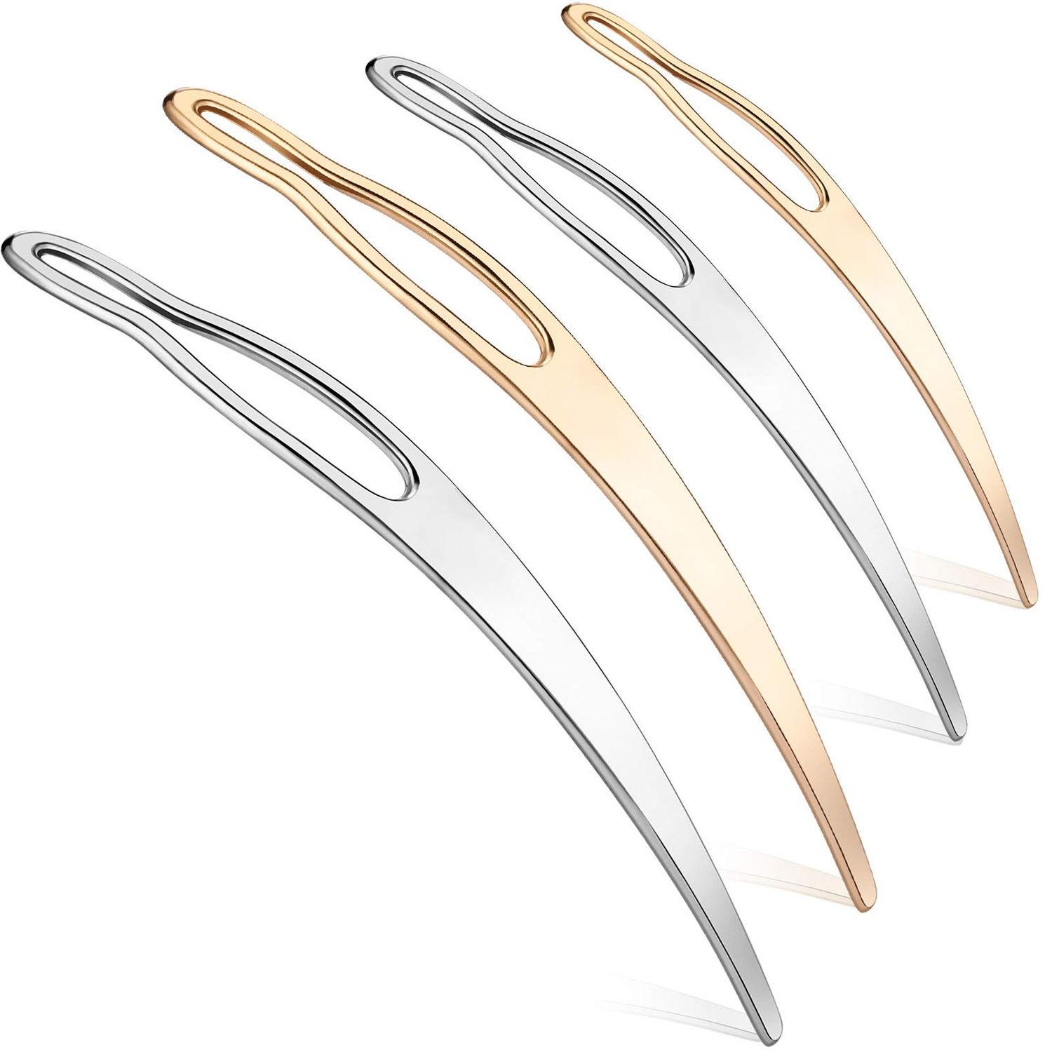Dreadlock Interlocking Tool for Locs, Easyloc Hair Tool for Dreadlocks, Interlocks or Sisterlocks, Tightening Accessory(Gold, Silver)