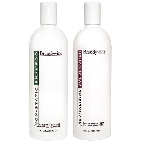 Brandywine Non Static Shampoo &amp; Revitalizing Conditioner 16 Ounce., Value Pack Bundle 2 items