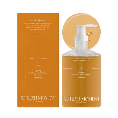 FREEMOMENT Perfume Shampoo | Volumizing Vegan Shampoo for Dry Damaged Hair Care &amp; Scalp Exfoliation | Romantic, Fruity-Wood Fragrance | 16.9 Fl Oz (02 Fig Fog)