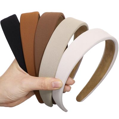 obeoby Headbands for Women, Wide Headband Trendy Non Slip Head Bands Fashion Hard Head Hair Accessories for Girls Women Gifts (5Pcs)