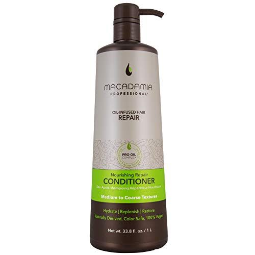 Macadamia Professional Hair Care Sulfate &amp; Paraben Free Natural Organic Cruelty-Free Vegan Hair Products Nourishing Repair Hair Conditioner, 33.8 oz, Green