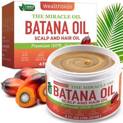 Batana Oil from Honduras: Hair Growth Mask, Repairs Damaged Hair &amp; Skin, Reduces Hair Loss (118ml)