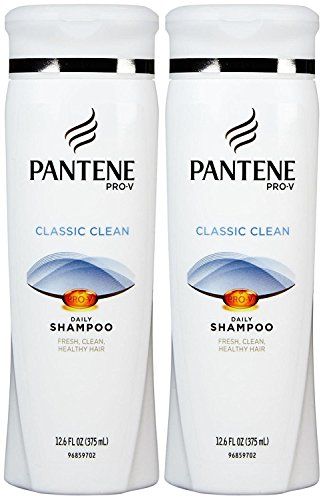 Pantene Pro-V Classic Clean Shampoo, 12.6 Fl Oz (Pack of 2)