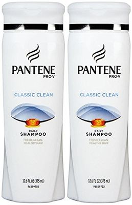 Pantene Pro-V Classic Clean Shampoo, 12.6 Fl Oz (Pack of 2)