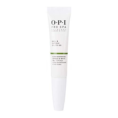 OPI ProSpa Nail and Cuticle Oil To Go, Ultra Nourishing, Protect &amp; Strengthens Cuticles, Anti Aging, Infused with Grape Seed, Sesame, Kukui, Sunflower &amp; Cupuacu Oils, 0.25 fl oz