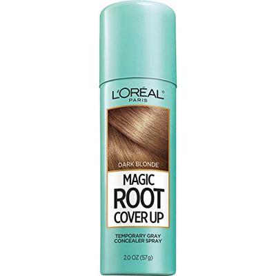 L&#39;Oreal Paris Magic Root Cover Up Gray Concealer Spray Dark Blonde 2 oz.(Packaging May Vary)