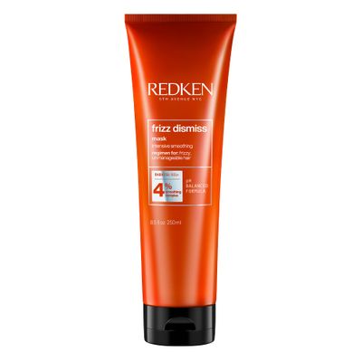 Redken Sulfate Free Frizz Dismiss Mask Intense Smoothing Treatment For Unruly Hair - Ultra Hydrating Smoothing Hair Mask