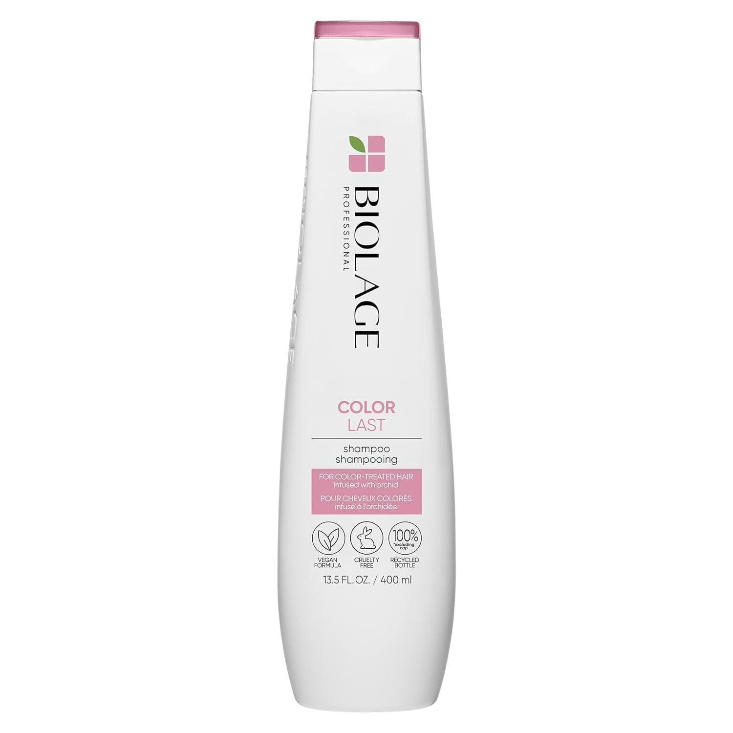 Biolage Color Last Shampoo - For Color-Treated Hair, Nourishes, Strengthens, Hydrates, With Soybean Oil &amp; Stearic Acid, Paraben &amp; Mineral Oil-Free, Vegan, 13.5 Fl Oz, Packaging May Vary