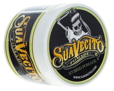 Suavecito Hybrid Pomade 4 oz, 1 Pack - Hair Pomade For Men - Medium Hold High Shine Hybrid Water And Oil Formula - Reworkable - Easy To Wash Out - All Day Hold For All Hair Styles