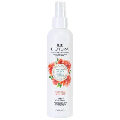 Biotera Anti Frizz Leave-in Conditioner | Extra Conditioning &amp; Defrizzing | Frizzy or Unruly Hair | Vegan &amp; Animal Test Free | Paraben Free | Color-Safe | 8 Fl Oz