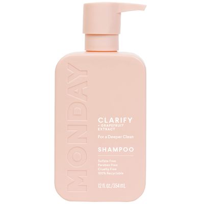 MONDAY HAIRCARE Clarify Shampoo 12oz for Oily Hair, Made with Grapefruit Extract, Coconut Oil and Vitamin E (354ml)