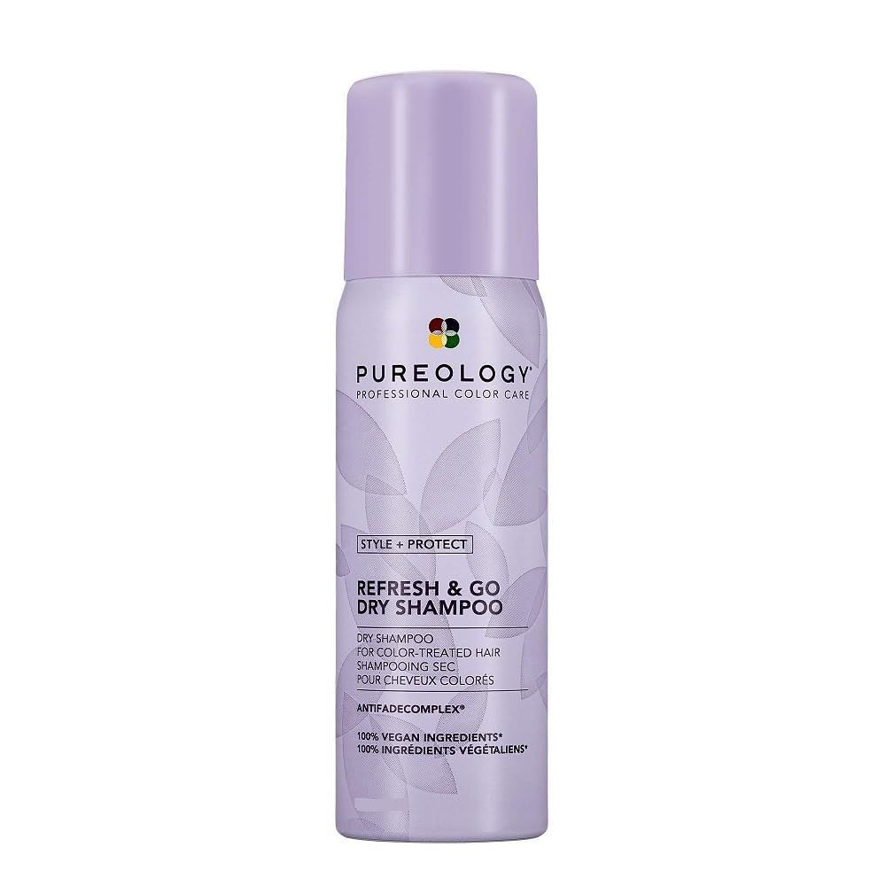 Pureology Style + Protect Refresh &amp; Go Dry Shampoo | For Oily, Color-Treated Hair | Volumizing &amp; Protective Dry Shampoo | Silicone-Free | Vegan | Updated Packaging | 1.2 Oz. |