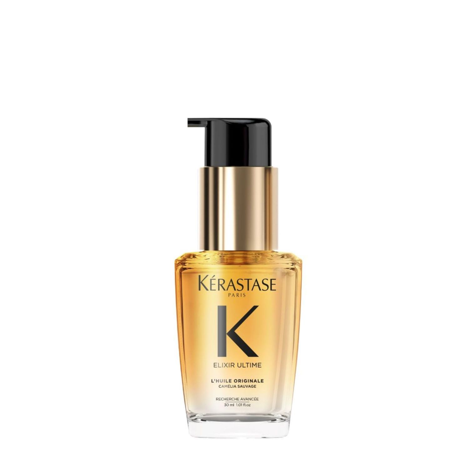 Kerastase Elixir Ultime Travel Size L&#39;Huile Original Hair Oil - Hydrating Oil Serum to Smooth Frizz and Add Shine, Strengthens and Provides Heat Protection, For All Hair Types