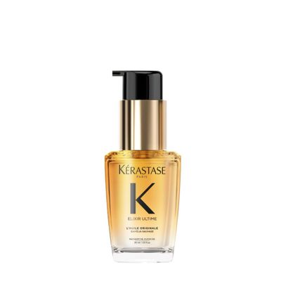 Kerastase Elixir Ultime Travel Size L&#39;Huile Original Hair Oil - Hydrating Oil Serum to Smooth Frizz and Add Shine, Strengthens and Provides Heat Protection, For All Hair Types