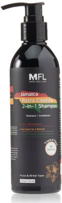 Made For Locs Jamaica Rasta Cleanse 2 in 1 Shampoo - Ready-to-Use, Tropical Scent, Natural Hair Cleanser for Locs &amp; Dreadlocks, 8 oz