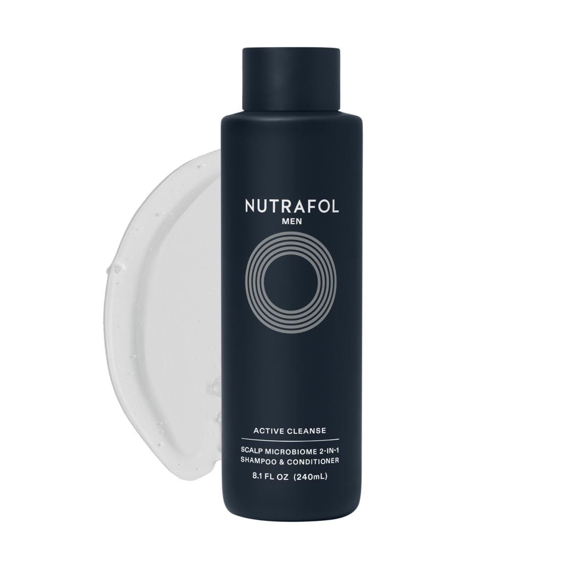 Nutrafol 2-in-1 Shampoo and Conditioner for Men with Thinning Hair, Hydrates, Boosts Visible Volume, Unclogs Follicles, Microbiome-Friendly, 8.1 Fl Oz