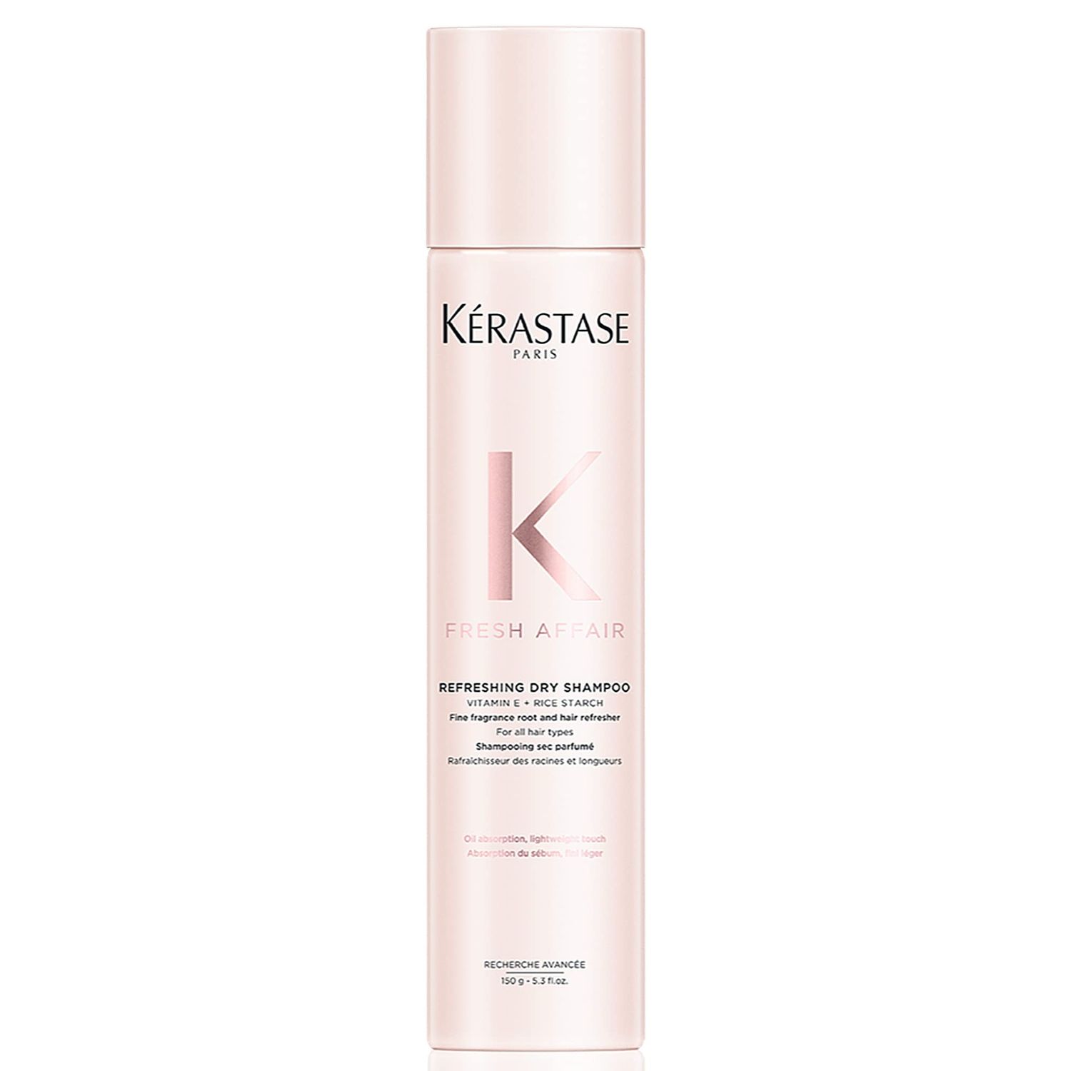 KRASTASE Fresh Affair Dry Shampoo, Fine Fragrance Root and Hair Refresher, Instantly Absorbs Excess Oil on Scalp and Hair, Lightweight, Fresh Scent, Silicone Free for All Hair Types, 5.3 oz